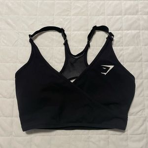 Criss Cross Black Gymshark Sports Bra